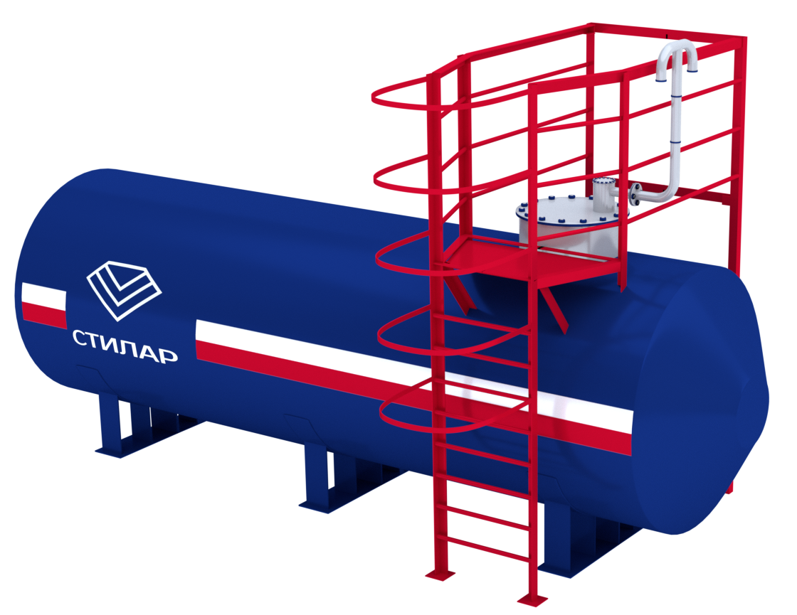 Горизонтальный резервуар РГСН для воды 125 м³ от завода-производителя