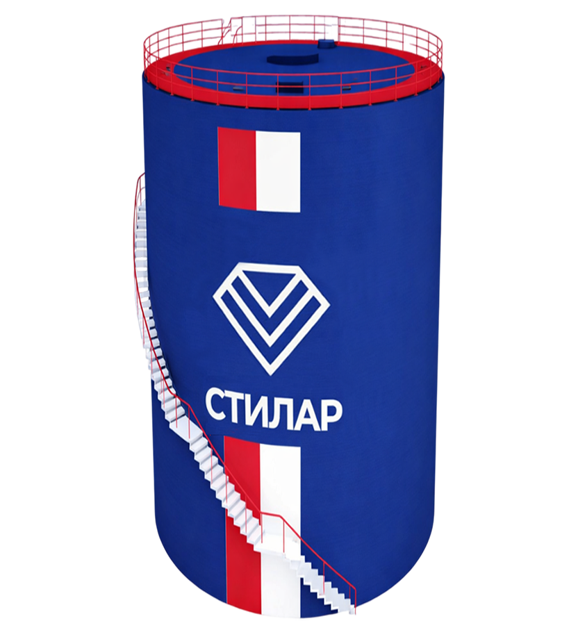 Цельносварной резервуар РВС для спирта 3 м³ от завода-производителя